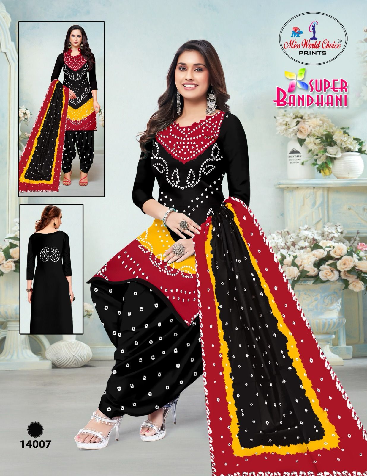 Super Bandhani Vol 14 By Miss World Cotton Printed Dress Material Suppliers In India